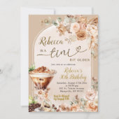 Boho Espresso Martini Tini Beetje Ouder Verjaardag Kaart (Voorkant)