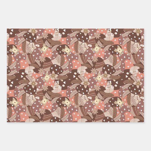 Boho esthetisch paasthema inpakpapier vel (Voorkant 3)