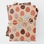 Boho esthetisch paasthema inpakpapier vel (In situ)