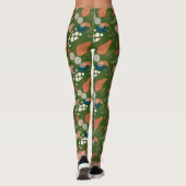 BOHO Esthetisch Patroon A10 D Groen BG Leggings (Achterkant)