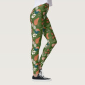 BOHO Esthetisch Patroon A10 D Groen BG Leggings (Rechts)