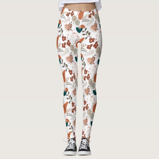BOHO Esthetisch Patroon A10 Leggings (Voorkant)