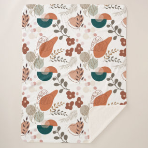 BOHO esthetisch patroon A10 Sherpa Deken