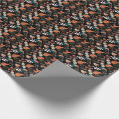 BOHO Esthetisch Patroon A10 Zwart BG Cadeaupapier (Hoek)