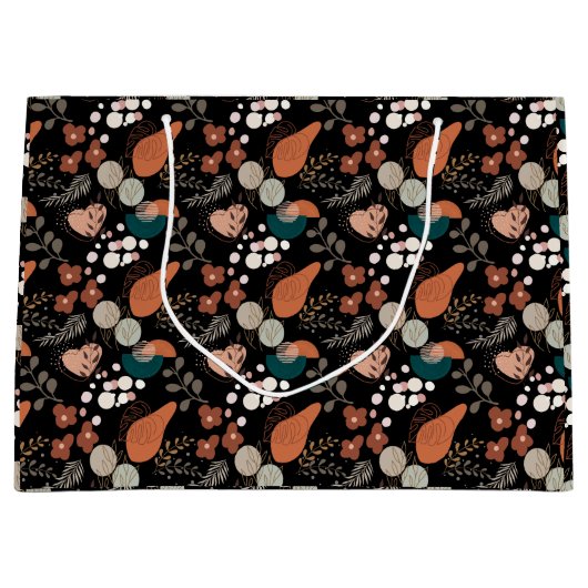 BOHO Esthetisch Patroon A10 Zwart BG Groot Cadeauzakje (Voorkant)