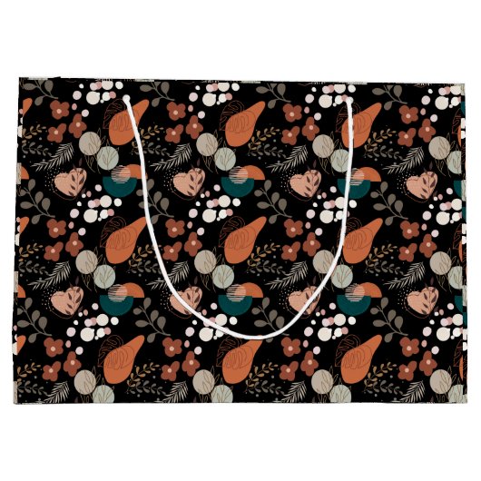 BOHO Esthetisch Patroon A10 Zwart BG Groot Cadeauzakje (Achterkant)