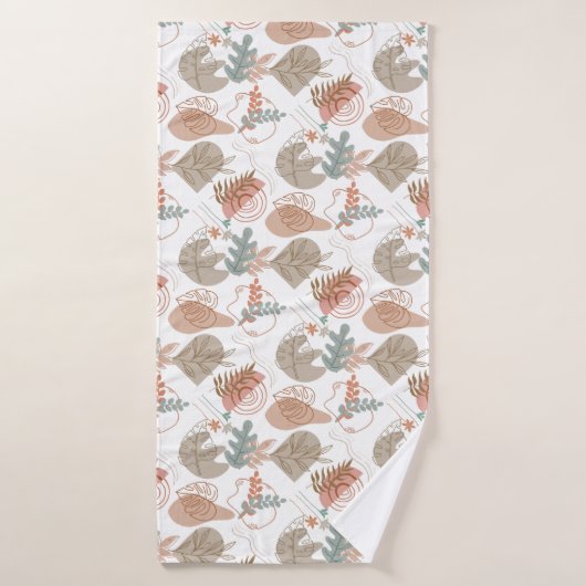 BOHO esthetisch patroon A11 Badhanddoek (Badhanddoek)