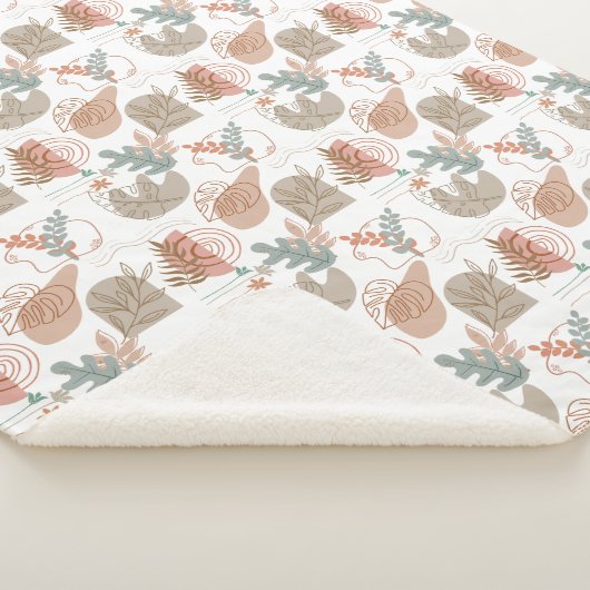 BOHO esthetisch patroon A11 Sherpa Deken (3/4)