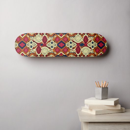 Boho esthetische Faux Crochet Wall Art Skateboard (Muurkunst (Horizontaal))