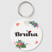 Boho Esthetische Filipijnse Bruha Rond Sleutelhanger (Voorkant)
