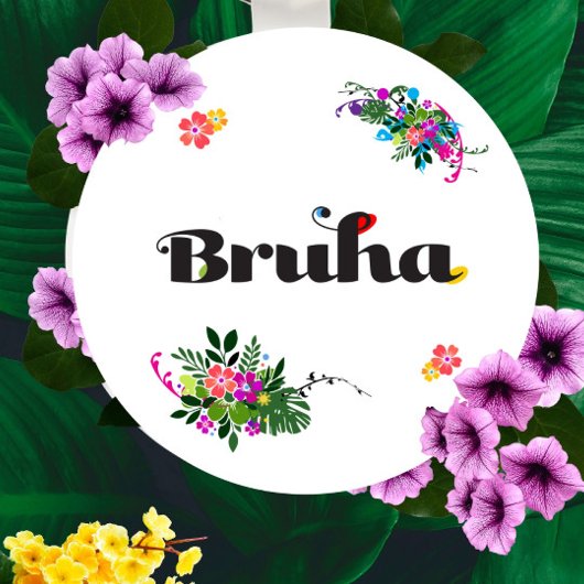 Boho Esthetische Filipijnse Bruha Rond Sleutelhanger