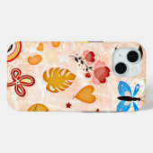 Boho Esthetische Stickers Collage Telefoonhoes Case-Mate iPhone Case (Achterkant (horizontaal))