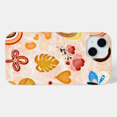 Boho Esthetische Stickers Collage Telefoonhoes Case-Mate iPhone Case (Achterkant (horizontaal))