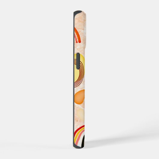 Boho Esthetische Stickers Collage Telefoonhoes iPhone 15 Case (Rechterkant)