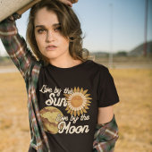 Boho esthetische zon maan t-shirt