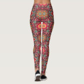 Boho Ethnic Pattern Leggings (Achterkant)