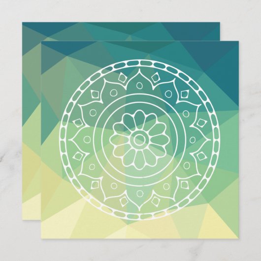 Boho etnisch mandala bloemontwerp (Voorkant / Achterkant)