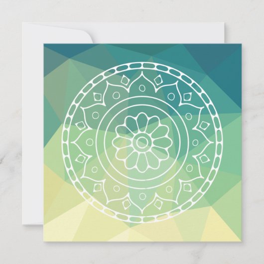 Boho etnisch mandala bloemontwerp (Voorkant)