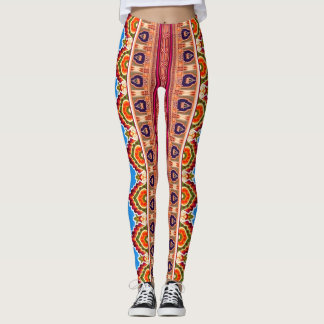 Boho Etnisch Mandala Patroon Kleurrijke Vrouwen Le Leggings
