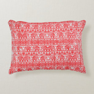 Boho etnisch olifantenpatroon decoratief kussen