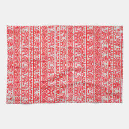 Boho etnisch olifantenpatroon theedoek