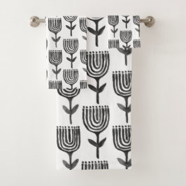 Boho etnische handdoek set