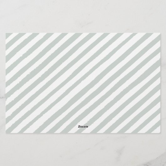 Boho eucalyptus baby shower voorspellen papierware briefpapier (Achterkant)