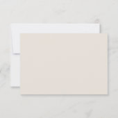 Boho Eucalyptus Bladeren met QR-code Trouwen RSVP Kaartje (Achterkant)