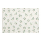 Boho Eucalyptus Botanical Pattern Pillowcase Kussensloop (Achterkant-Links)