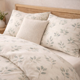 Boho Eucalyptus Botanical Pattern Pillowcase Kussensloop