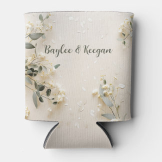 Boho Eucalyptus en Baby Breath Cream Koelbox Blikjeskoeler