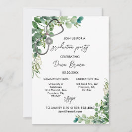 Boho Eucalyptus Greenery Kaart