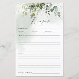 Boho Eucalyptus greenery of foliage gold recept ga