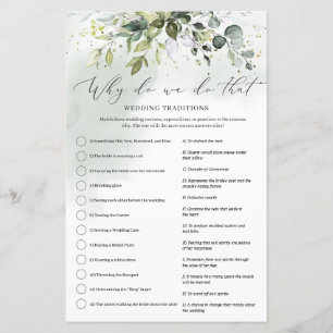 Boho Eucalyptus greenery Waarom doen we dat spel?