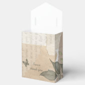  boho eucalyptus groen bruiloft bedankdoosjes (Geopend)