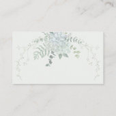 Boho Eucalyptus Groene Zomer Bruiloft Informatiekaartje (Achterkant)