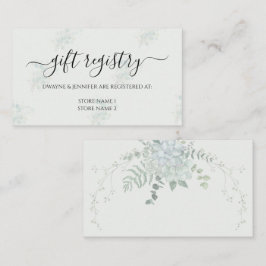 Boho Eucalyptus Groene Zomer Bruiloft Informatiekaartje