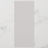 Boho Eucalyptus Groene Zomer Bruiloft Menu (Achterkant)