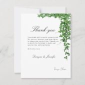 Boho Eucalyptus Groene Zomer Bruiloft Notitiekaartje (Voorkant)