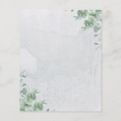 Boho Eucalyptus Handtekening Begrotingsonderdeel Flyer (Achterkant)