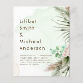 BOHO Eucalyptus Pampas Grass Greenery Wedding (Voorkant)