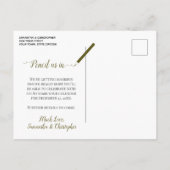 Boho Eucalyptus & Pine Gold Save the Date Calendar Aankondigingskaart (Achterkant)