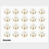 Boho Explorer Kinderverjaardagssticker Neutraal Ronde Sticker (Vel)