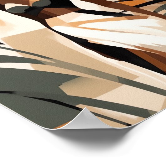 Boho Faceless Meisje Magic Wall Art Decor Poster (Hoek)