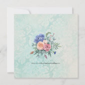 Boho Faded Green Rozen, Hydrangea Wedding (Achterkant)
