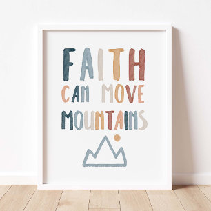 Boho Faith kan uw bergen poster verplaatsen