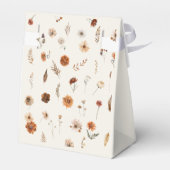 Boho Fall Ghost Floral Oh Boy Baby Shower Bedankdoosjes (Achterkant)