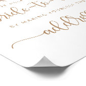 Boho fall help the busy bride Address an Envelope Poster (Hoek)