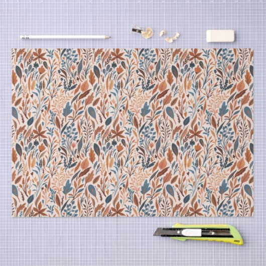 Boho Fall Leaves Tissuepapier (Craft)