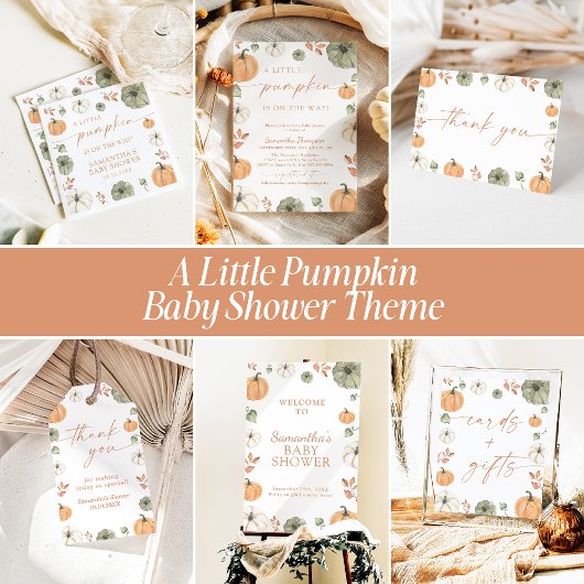 Boho Fall Pumpkin Thank You Favor Sticker